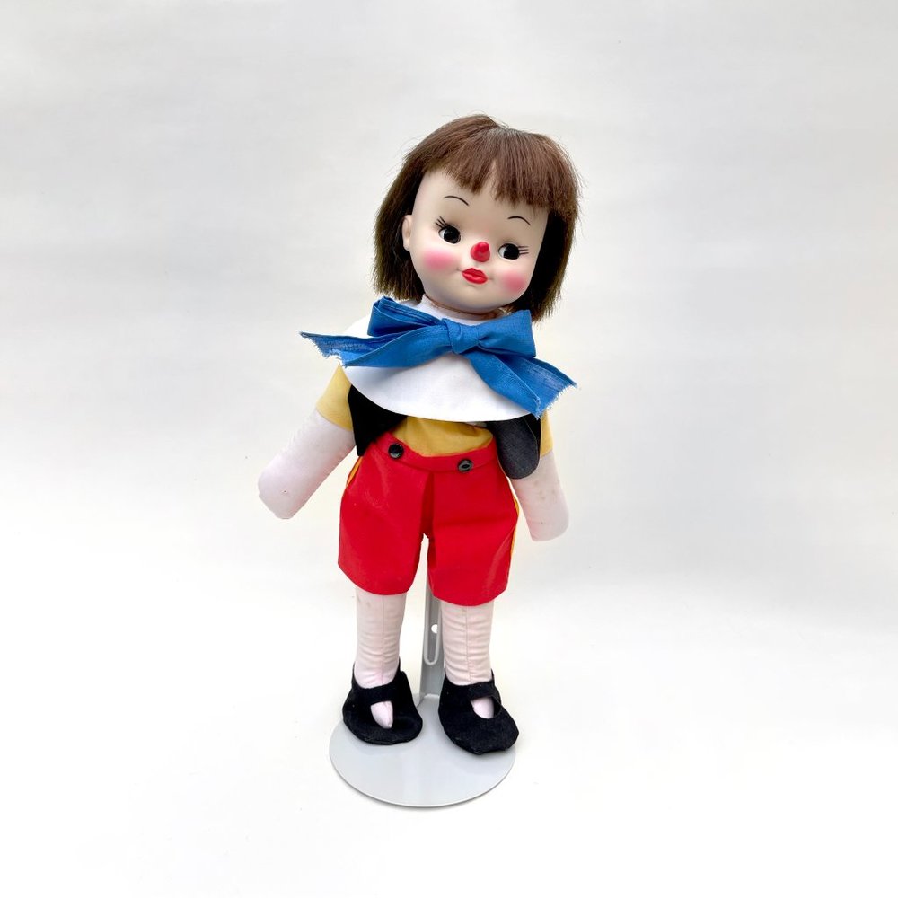 HTF Vintage 80s Effanbee 14" Disney Plush PINOCCHIO HUGABLES Doll (1159)